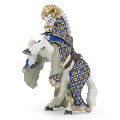 PAPO  - 39914 - Figurine - Cheval du Ma&icirc;tre des Armes Cimier B&eacute;lier