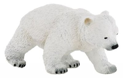 PAPO  - 50145 - Figurine - Animaux - B&eacute;b&eacute; Ours Polaire Marchant