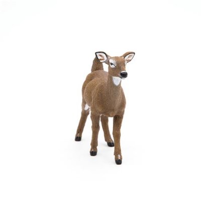 PAPO -Biche de Virginie LA Vie Sauvage Figurine, 50218, Biche de Virginie