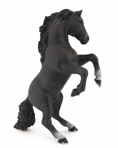 PAPO  Black Horse Bred Figure Noir