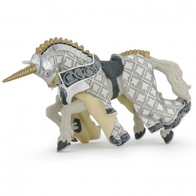 PAPO  Figurine Cheval du Ma&icirc;tre des armes cimier licorne Pour Enfant 