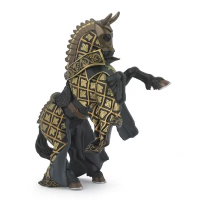 PAPO  Figurine Cheval du Ma&icirc;tre des armes cimier taureau Pour Enfant