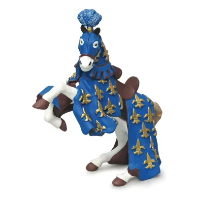 PAPO  Figurine Cheval du prince Philippe Bleu Pour Enfant