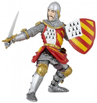 PAPO  - Figurine Chevalier au tournoi - Coloris unique