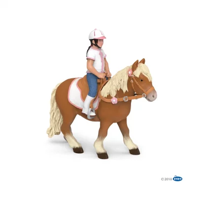 PAPO  - Figurine L'enfant cavali&egrave;re - multicolore