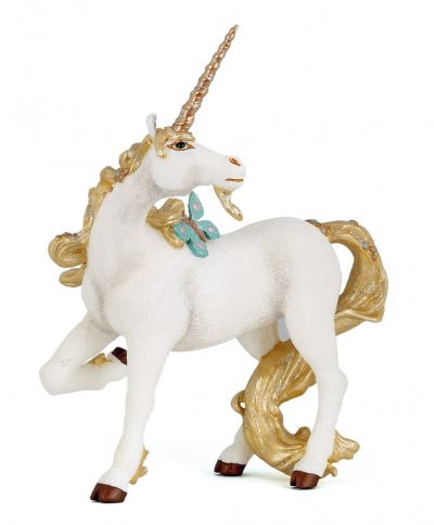 PAPO  Figurine Licorne dor&eacute;e Pour Enfant