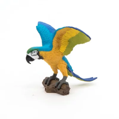 PAPO  Figurine Perroquet Ara - Bleu