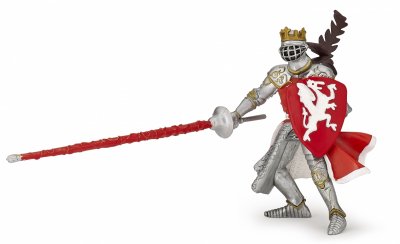 PAPO  Figurine Roi au dragon Rouge Pour Enfant