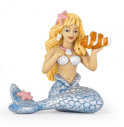 PAPO  Figurine Sir&egrave;ne argent&eacute;e Pour Enfant