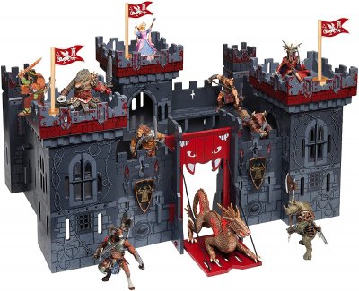 PAPO -Le Ch&acirc;teau des Mutants Le Monde Fantastique Figurine Environnement en Bois, 60052