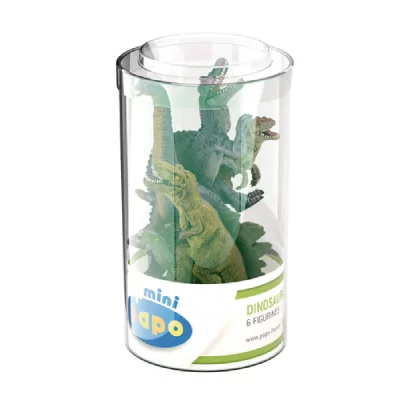 PAPO  Lot de 2 Tubes - 6 Mini Plus Figurines Pour Enfant