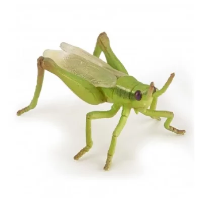 PAPO - Sauterelle LA Vie Sauvage Figurine, 50268, Multicolore