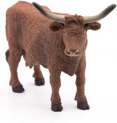 PAPO - Vache salers LA Vie A LA Ferme Figurine, 51042
