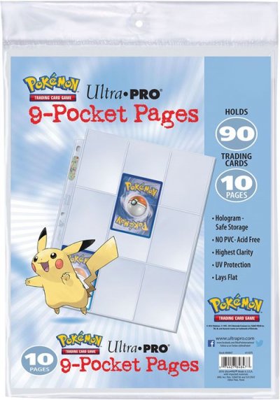 POKEMON Paquet 10 feuilles classeur