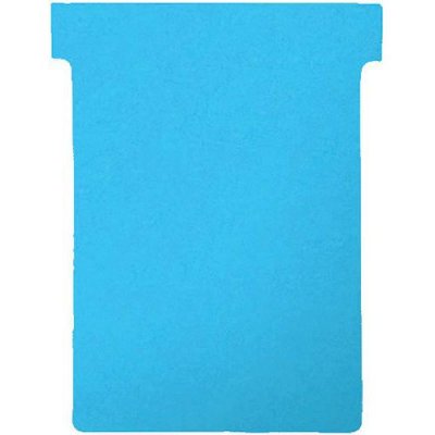 NOBO Paquet de 100 fiches "T" planning T1,5 bleu clair - paquet 100 unit&eacute;s