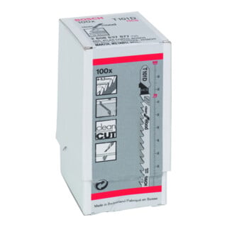 BOSCH Paquet de 100 lames T101 D en 100 mm