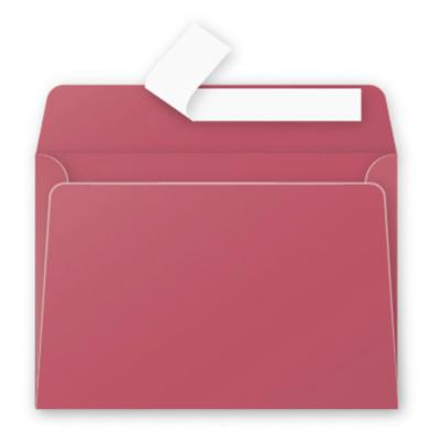 GENERIQUE Paquet de 20 enveloppes Pollen 114x162mm C6 Bordeaux 120g