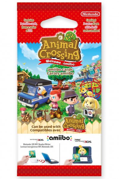 NINTENDO Paquet de 3 cartes : ""Animal Crossing"" - New Leaf Welcome amiibo