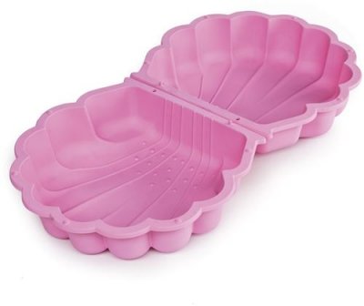 PARADISO TOYS  bac &agrave; sable coquilles 87 x 78 cm rose 2 pi&egrave;ces 