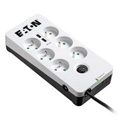 EATON Parafoudre  6 prises parafoudres + 2 usb