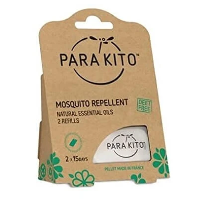 PARA KITO Parakito Recharge pour Bracelet Anti-Moustiques 2 plaquettes