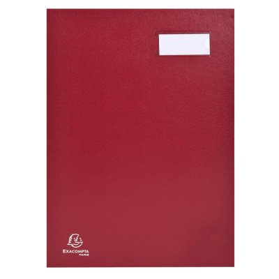 EXACOMPTA Parapheur  18 Compartiments Couverture Plastifi&eacute;e Bordeaux