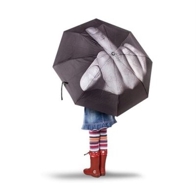 TOTALCADEAU Parapluie &agrave; motif fuck insolite love