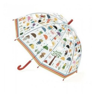 DJECO Parapluie Sous La Pluie  Multicolore