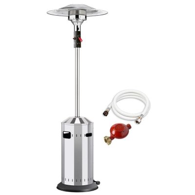 FAVEX Parasol chauffant gaz -  - Cosy El&eacute;gance Inox - 8 kW - Gris - Jusqu'&agrave; 12m&sup2;