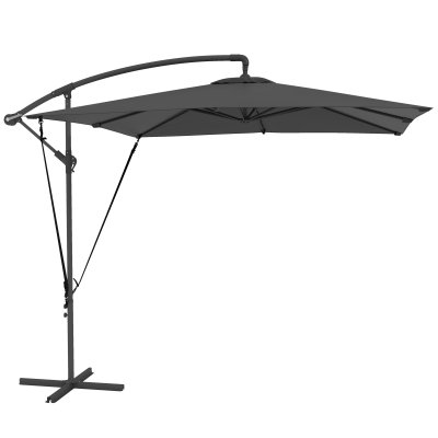 Parasol D&eacute;port&eacute; Carr&eacute; Inclinable Avec Housse