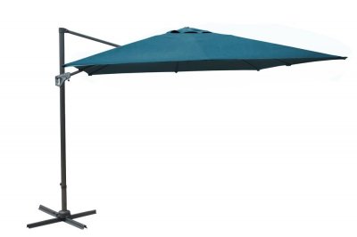 PROLOISIRS Parasol Deporte Orientable 3x3/8 Nh20 Inclinable Manivelle - Bleu