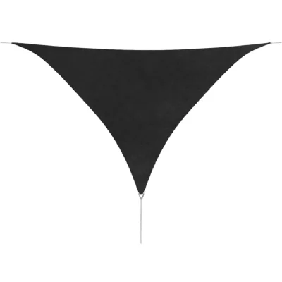 VIDAXL Parasol en tissu Oxford triangulaire 5x5x5 m Anthracite