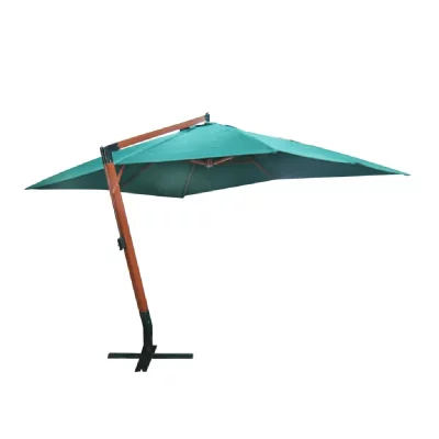 VIDAXL Parasol flottant Melia 300 x 400 cm Vert  Vert