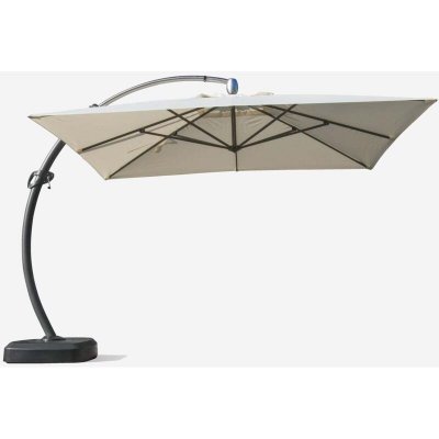 ELIOS PARASOLS Parasol grande taille jardin de 3,5 m&egrave;tres carr&eacute; bras en aluminium Copenaghen