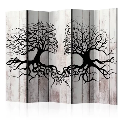 Paravent 5 volets - A Kiss of a Trees II [Room Dividers] - 225x172 (38112)