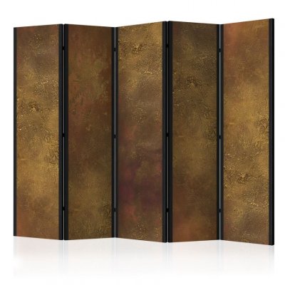 Paravent 5 volets - golden temptation ii [room dividers]