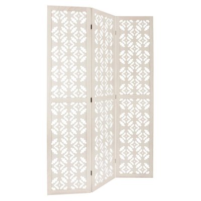 Paravent - Nomade - 120 x 170 cm - Blanc - Livraison gratuite - Blanc