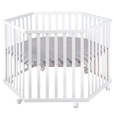 ROBA Parc b&eacute;b&eacute; hexagonal  fond de parc gris