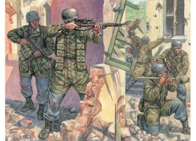 ITALERI Parchutistes Allemands  1/72