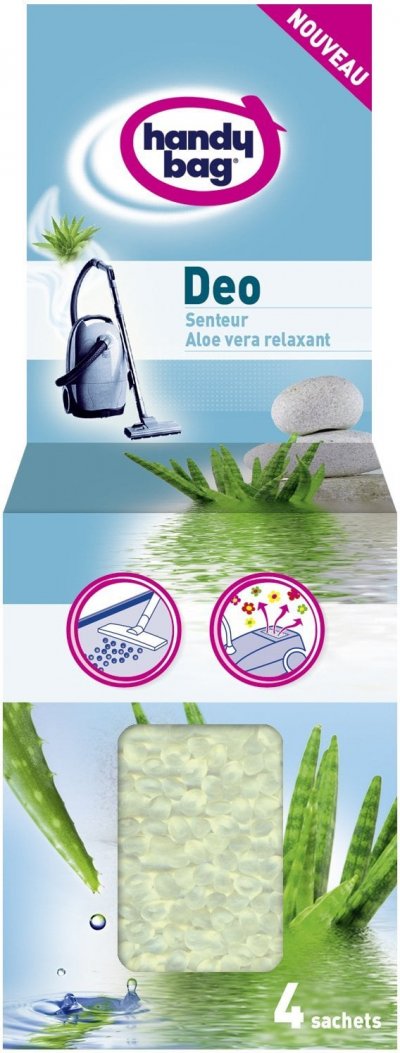 GENERIQUE Parfum aspirateur HANDY BAG DEO PERLES ALOE VERA RELAXANT *4