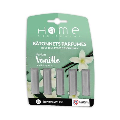 HOME EQUIPEMENT Parfum senteur vanille pour aspirateur,x5 95048 pour Aspirateur