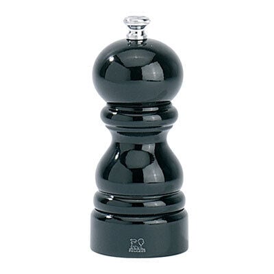 PEUGEOT Paris Moulin &agrave; sel manuel en bois laqu&eacute; noir 12 cm