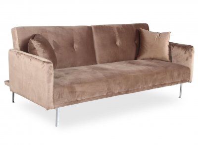 MENZZO Paris Prix - Canap&eacute; Convertible 3 Places lacla 191cm Taupe