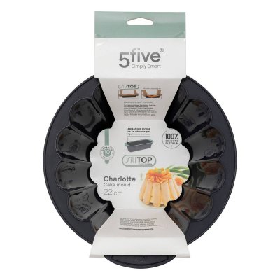 FIVE SIMPLY SMART Paris Prix - Moule &agrave; Charlotte Silicone silitop 26cm Taupe