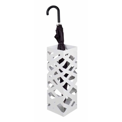 GENERIQUE Paris Prix - Porte-parapluies Design laqu&eacute; Iii 48cm Blanc