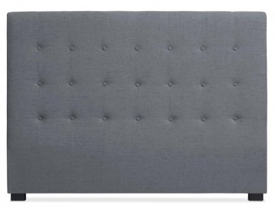 MENZZO Paris Prix - T&ecirc;te De Lit Capitonn&eacute;e En Tissu amor 160cm Gris