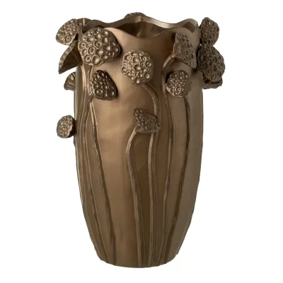 PARIS PRIX  Vase d&eacute;coratif Pod - Cuivre