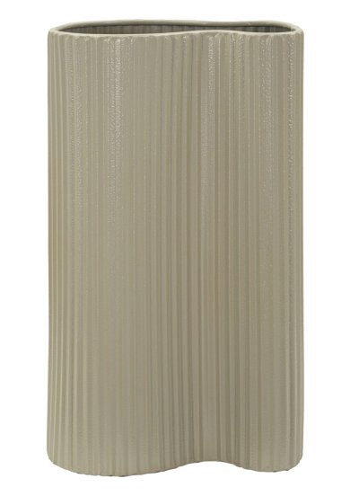 MAURO FERRETTI Paris prix Vase m&eacute;tal Frankfurt - Beige
