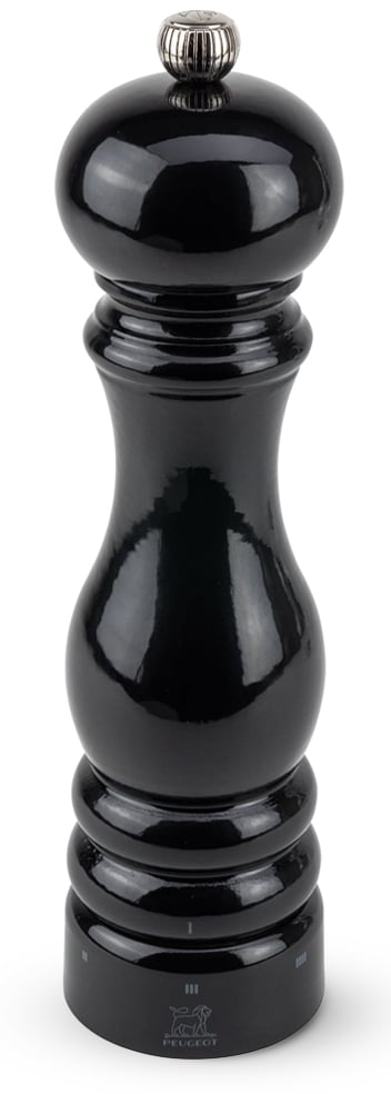 GENERIQUE Paris u'Select Moulin &agrave; sel manuel en bois u'Select laqu&eacute; noir 22 cm
