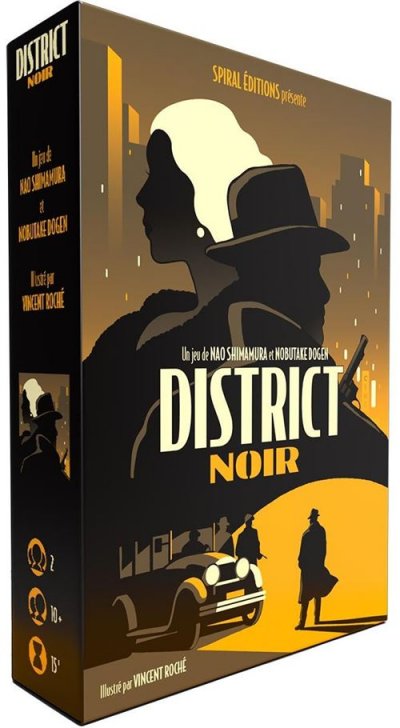 SPIRALE EDITION Parkage District Noir - Jeu &agrave; 2 Joueurs - Tactique et Malin